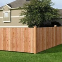 5.5x8Ft JP Cedar Flat Top Fence Picket
