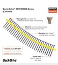 Simpson Strong-Tie Deck-Drive™ DSV #10x2-1/2 Wood Screws 500ct Collated