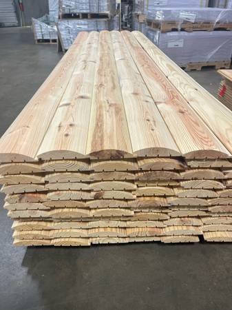 2x8x12' Log Cabin Southern Yellow Pine Siding