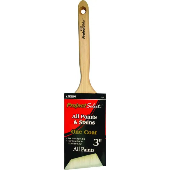 Linzer 3" Project Select Angled One Coat