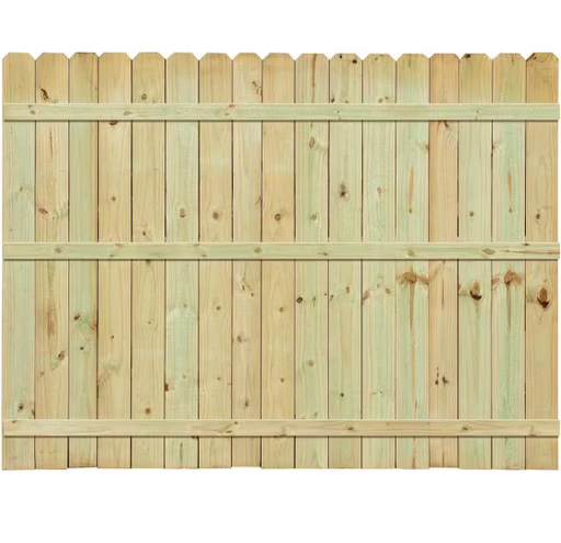 5.5x6x8' Treated Pine Fence Panel