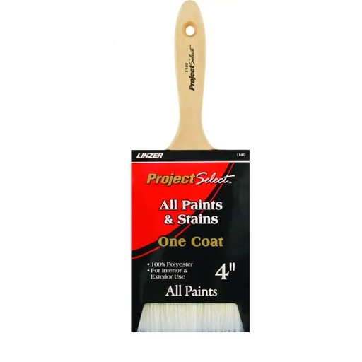 [LIN1140-4] Linzer 4" Project Select One Coat