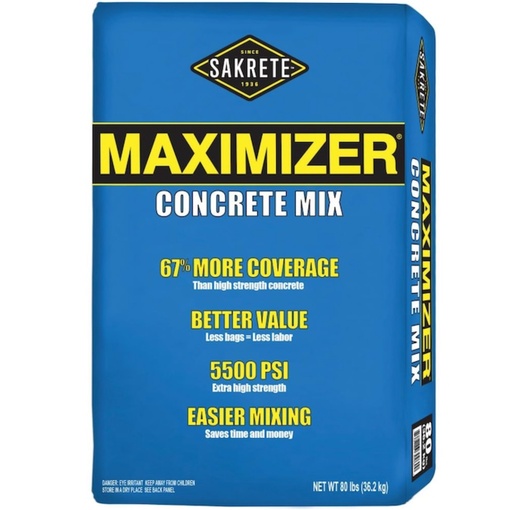 Maximizer Concrete 80Lb 80 Lbs - Blue Bag