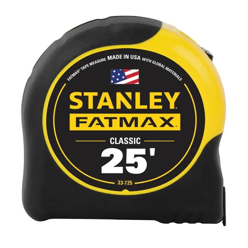 Stanley Fat Max tape measure 25Ft