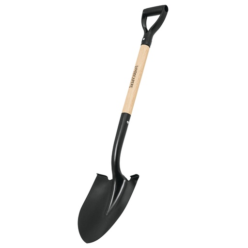 Landscapers Select Round Point D Handle Shovel