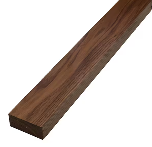 2x4x8' Prestained Rough KD Cedar Dark Walnut