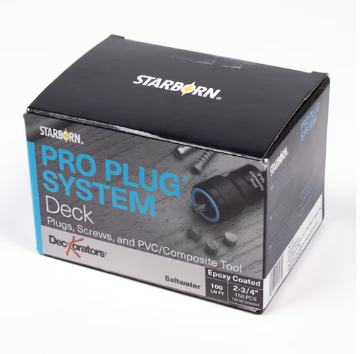 Deckorators Color Match Plugs Shoreline 375-Pack 100SF